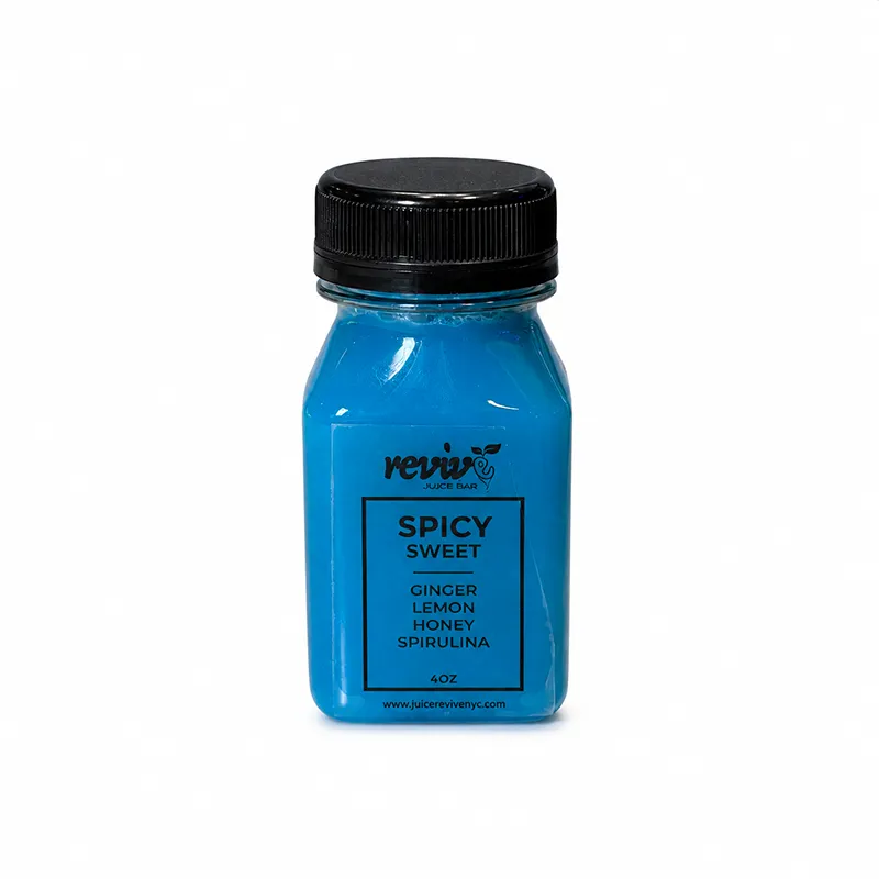 Spicy Sweet Spirulina Shot  4 Oz
